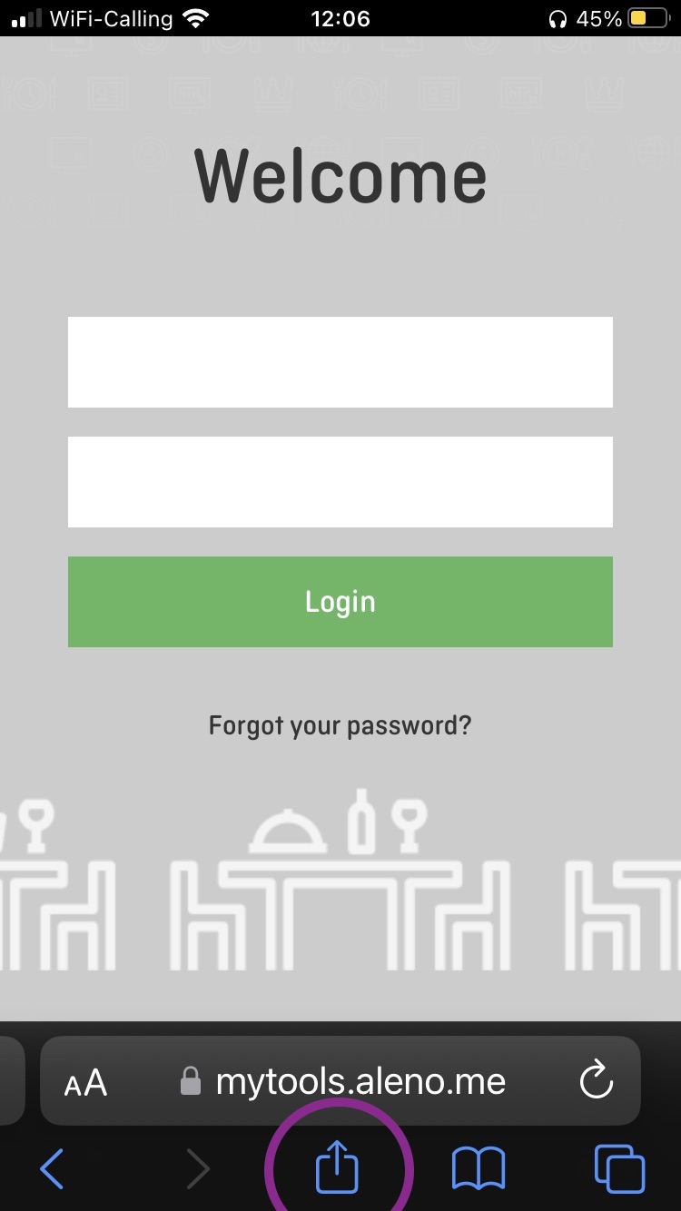 aleno als App auf dein Tablet/Handy laden