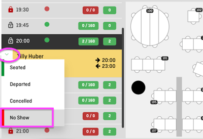 screenshot of aleno backend