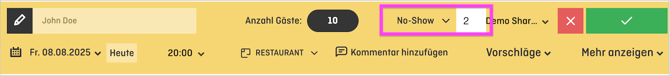 screenshot of aleno backend