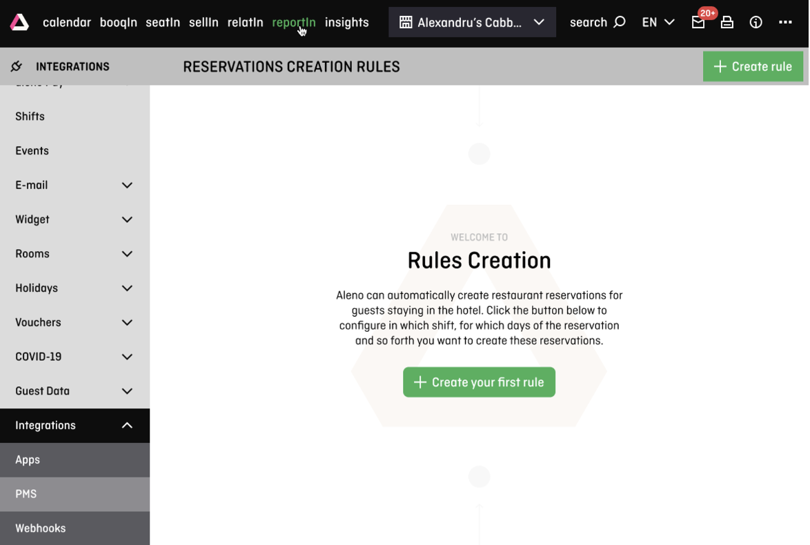 How to create a rule