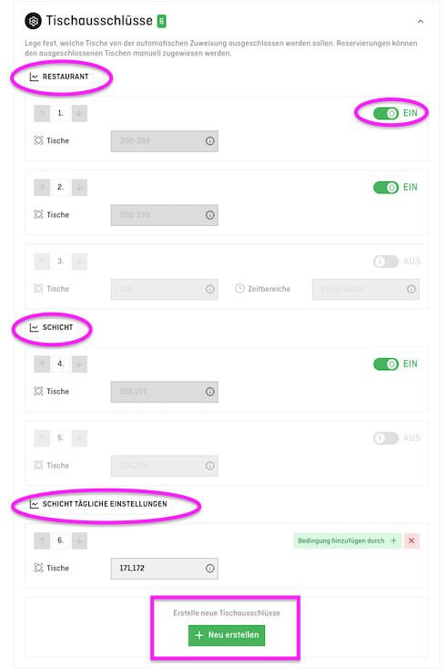 screenshot of daily ata settings