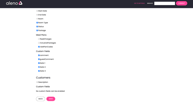 screenshot of aleno marketplace