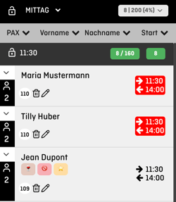 screenshot of conflict in list