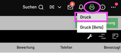 screenshot of aleno backend