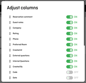 screenshot of aleno backend